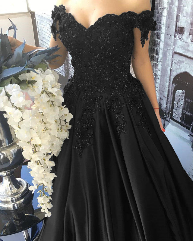 Black Prom Ball Gown