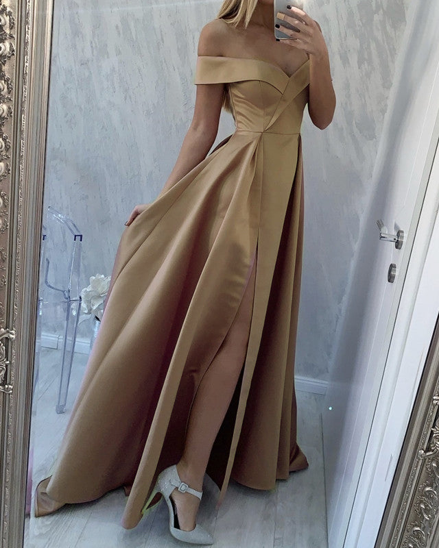 Tan Bridesmaid Dresses