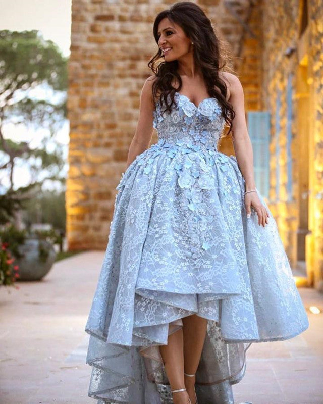 Lace Prom Dresses Sweetheart
