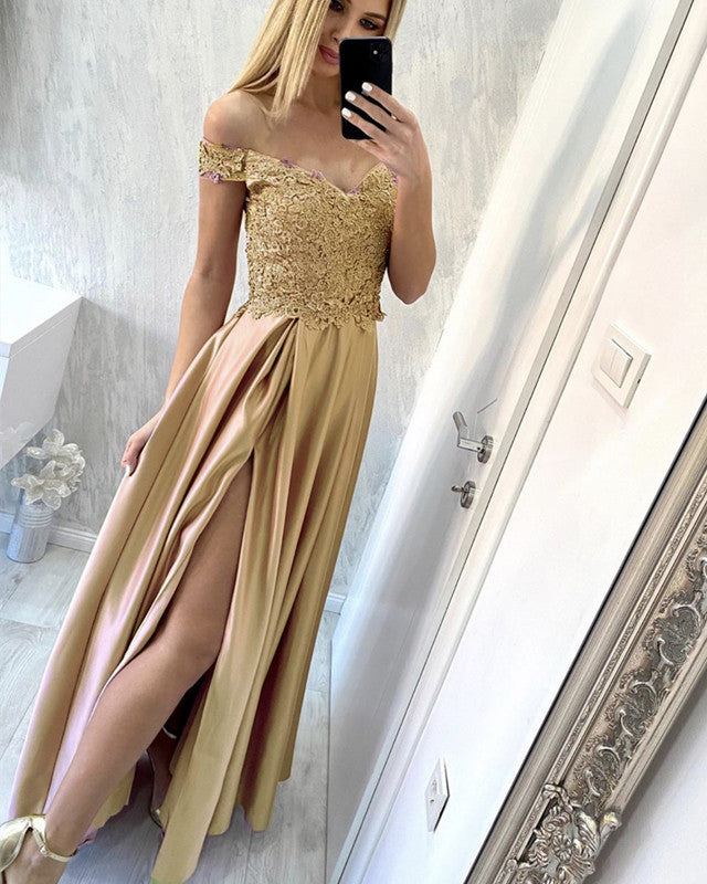 Gold Prom Dresses