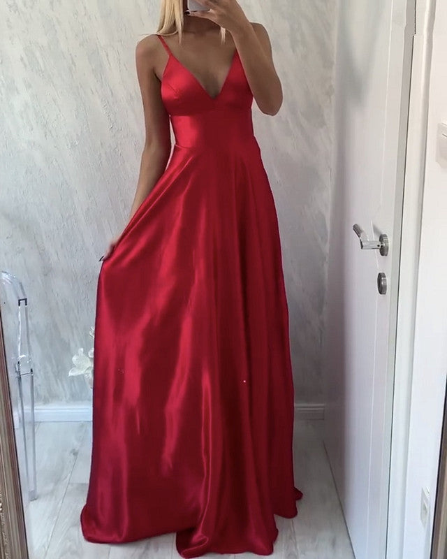 Long Red Prom Dresses