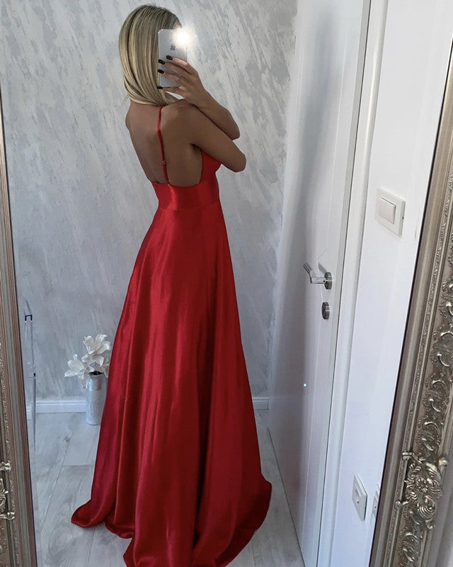Long Red Formal Dresses
