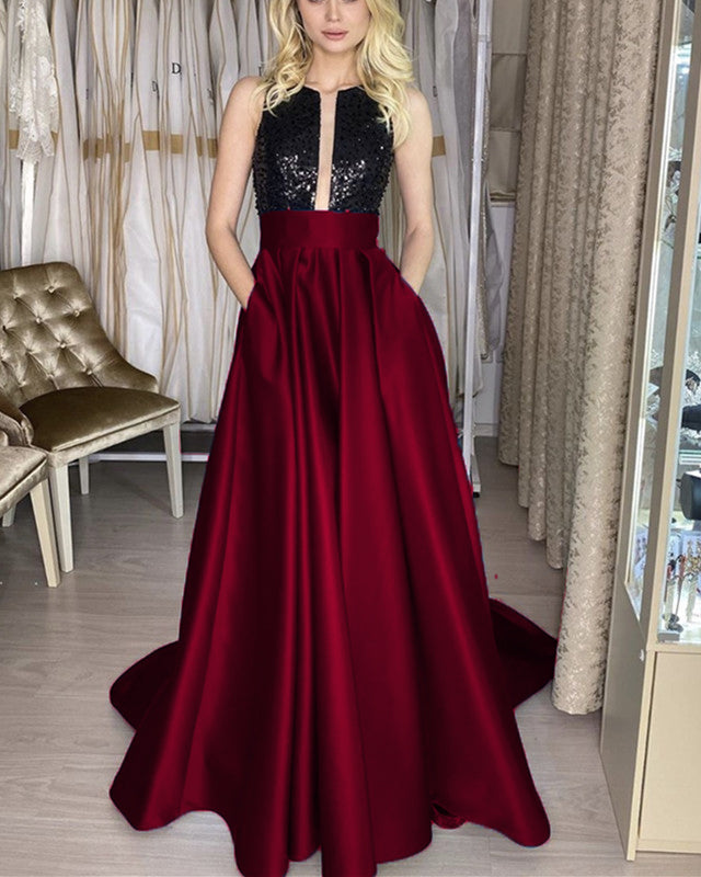 Burgundy Prom Dresses 2021