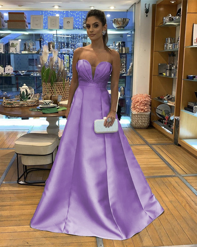 Long Prom Dresses Lilac