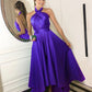 High Low Prom Dresses Purple