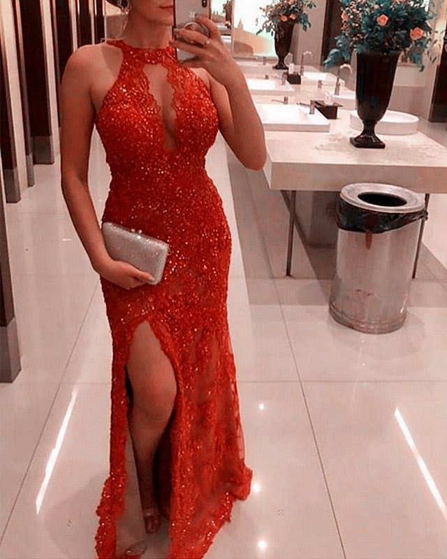 Red Prom Dresses Mermaid