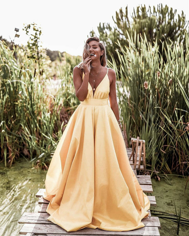 Yellow Prom Dresses 2021