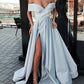 Silver Prom Dresses Long