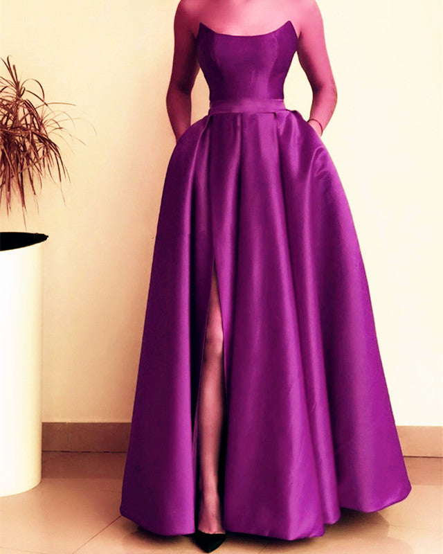 Purple Prom Long Dresses