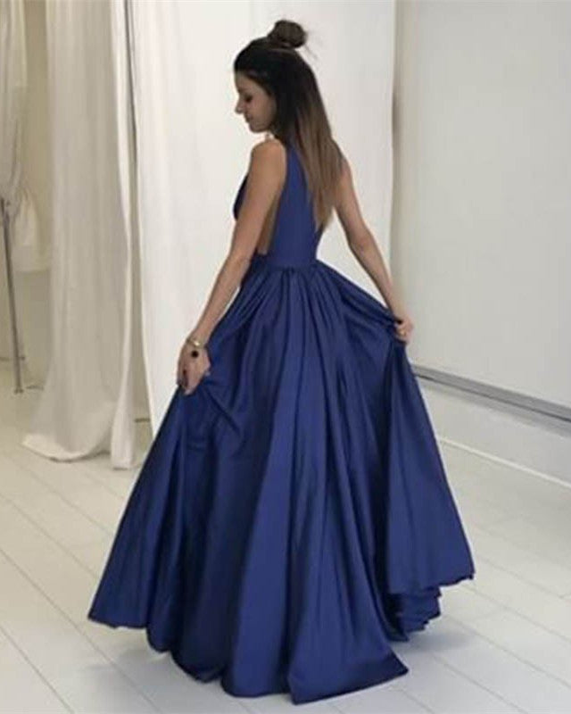 Navy Blue Prom Gowns
