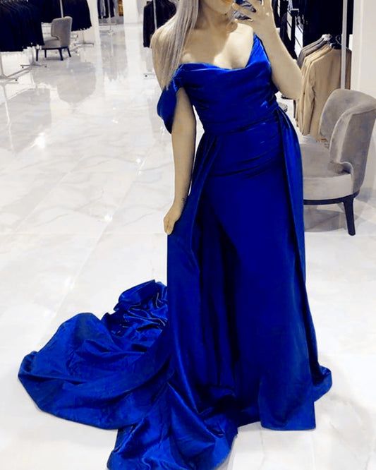 Royal Blue Prom Dresses Mermaid