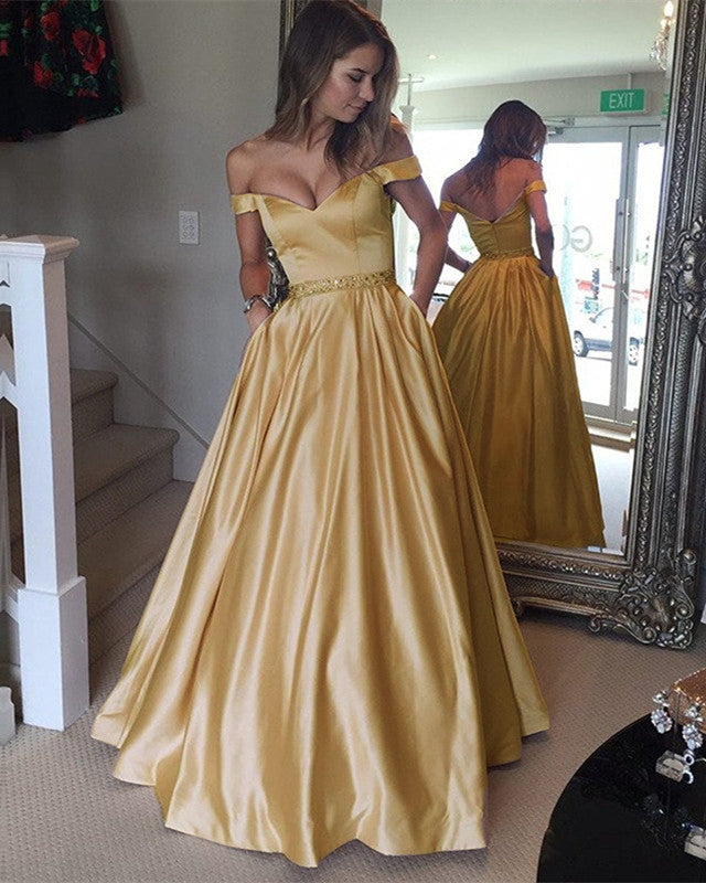 Gold Prom Dresses 2021