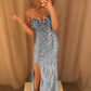 Silver Mermaid Crystal Dresses