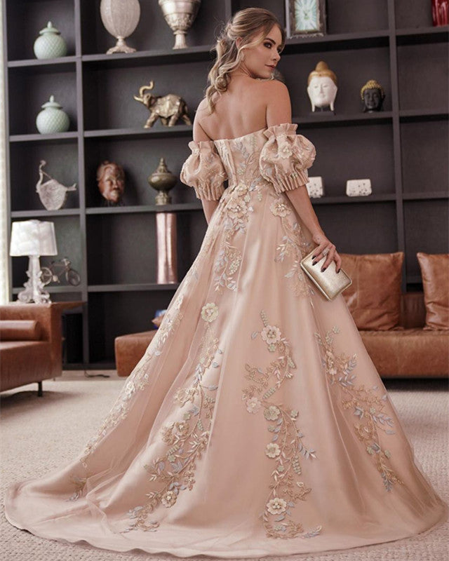 Embroidery Prom Dresses