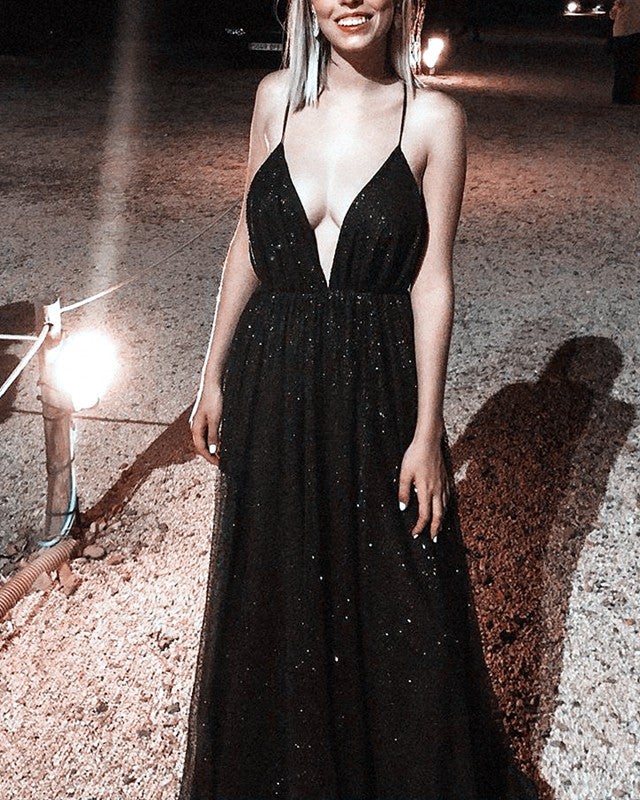 Sparkly Prom Dresses Black