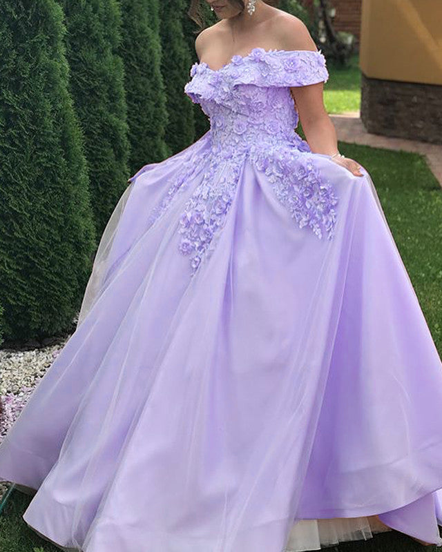 Lavender Prom Ball Gown 2021