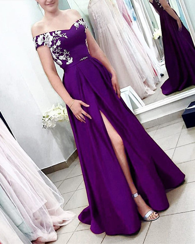 Purple Prom Gowns 2021