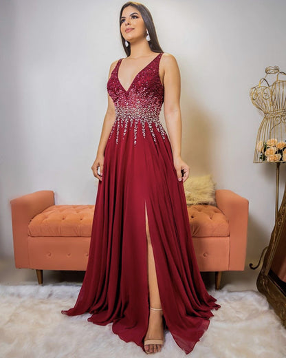 Red Prom Dresses Long