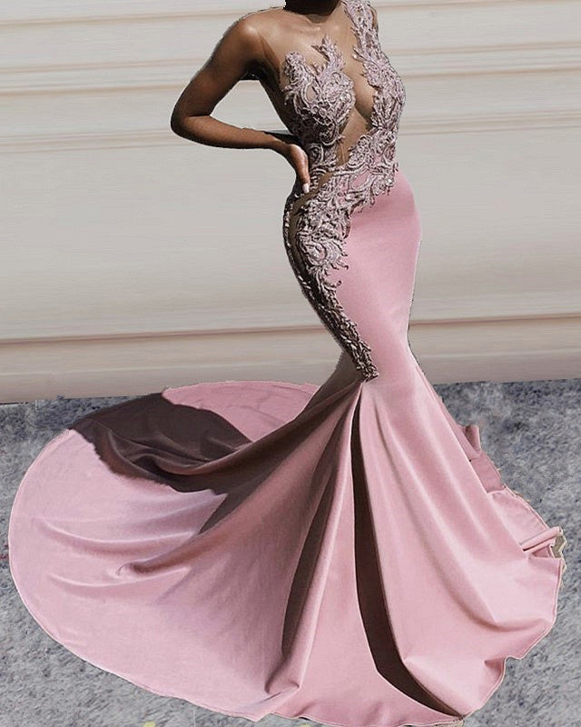 Charming Pink Mermaid Evening Dress,Pink Formal Gown Y6539 in 2024 | Prom  couples, Prom suit and dress, Prom girl