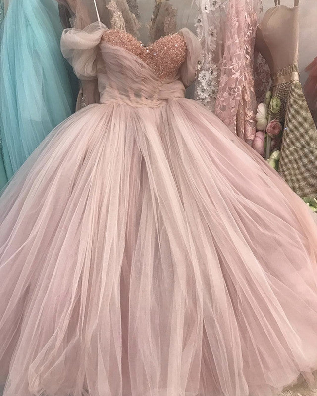 Tea Length Prom Dresses Organza Ball Gowns