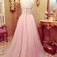 Mermaid V Neck Prom Dresses Removable Train Lace Embroidery
