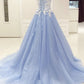 Lace Sweetheart Corset Tulle Prom Ball Gown Dresses