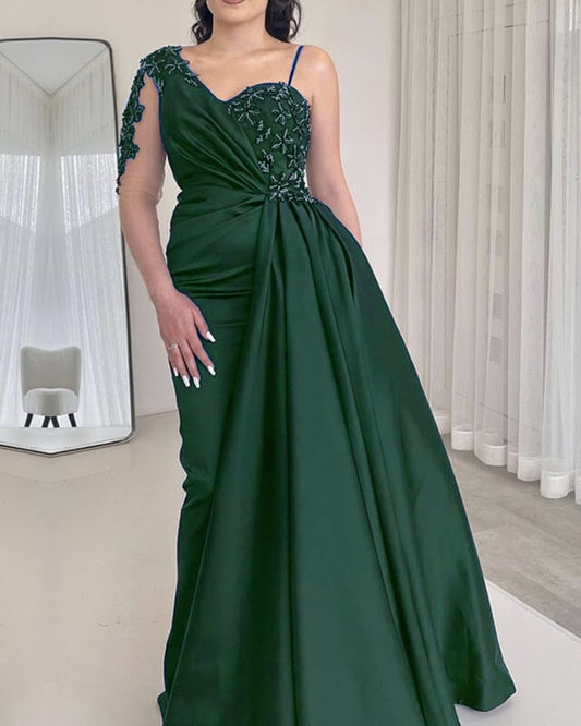 Mermaid Green Formal Dress