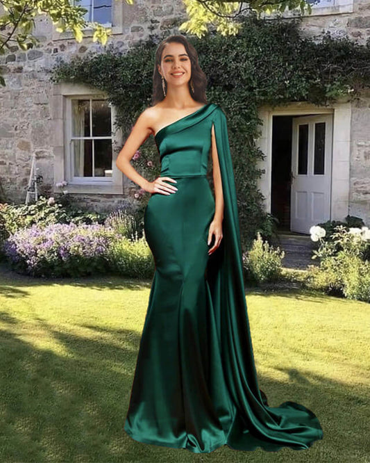 Mermaid Dark Green Formal Gown