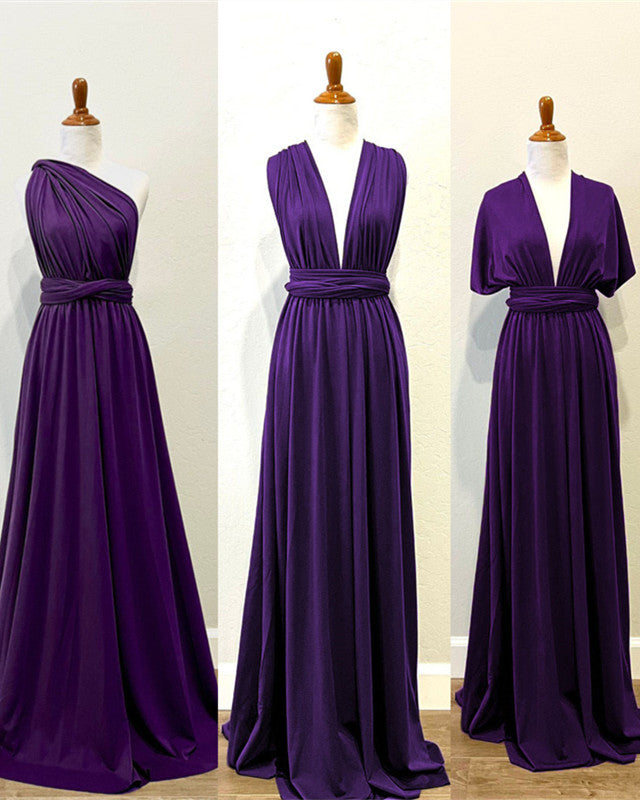 Purple Infinity Bridesmaid Dresses