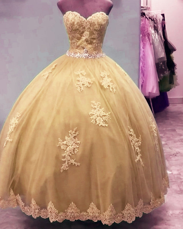 Quinceanera Dresses Champagne