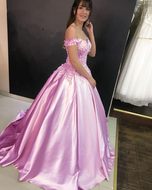 Lilac Quinceanera Dresses Ball Gown