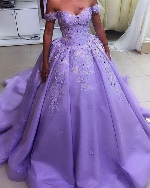 Lavender Ball Gown