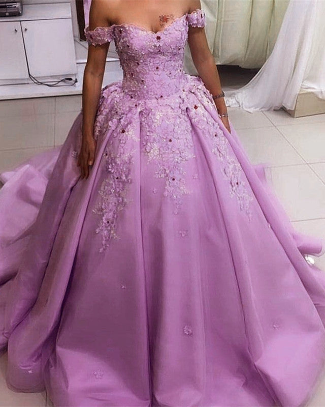 Lilac Ball Gown