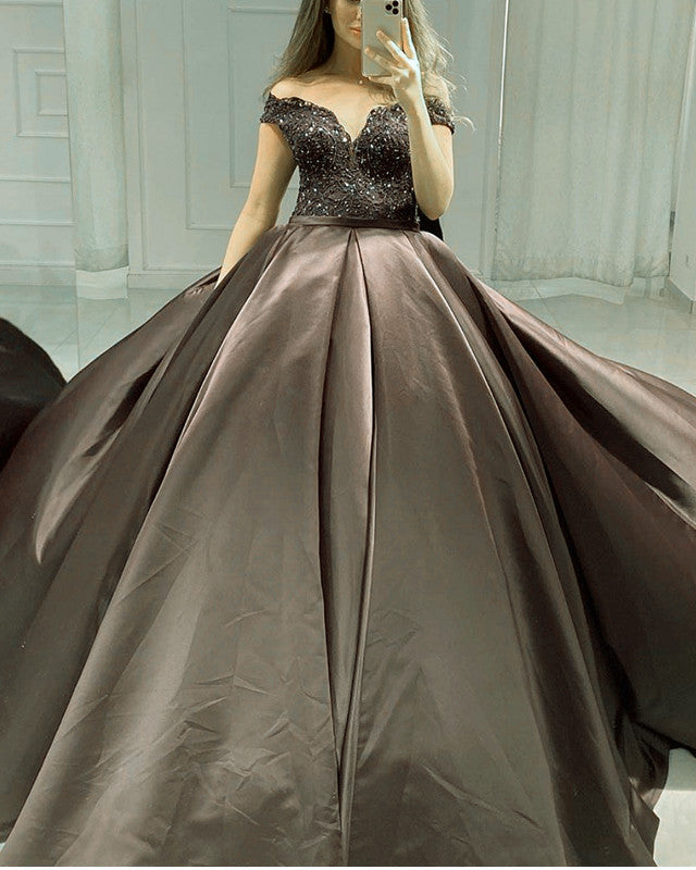 Coffee Quinceanera Dresses