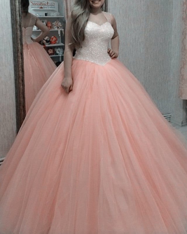 Coral Quinceanera Dresses Princess