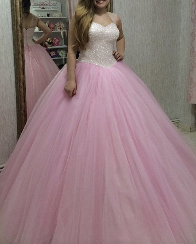 Blush Pink Quinceanera Dresses Princess