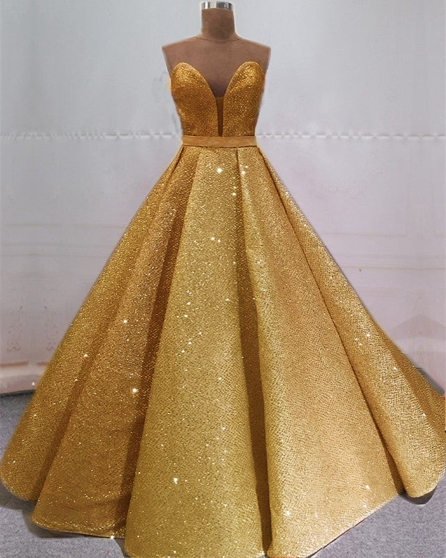 Gold Quinceanera Dresses 2021