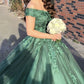 Elegant Lace Embroidery Quinceanera Dresses Off The Shoulder