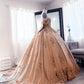 Champagne Quinceanera Dresses Ball Gown