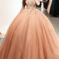 Tulle Quinceanera Dresses Ball Gown Sequins Beaded Off The Shoulder