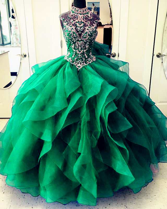 Green Quinceanera Dresses