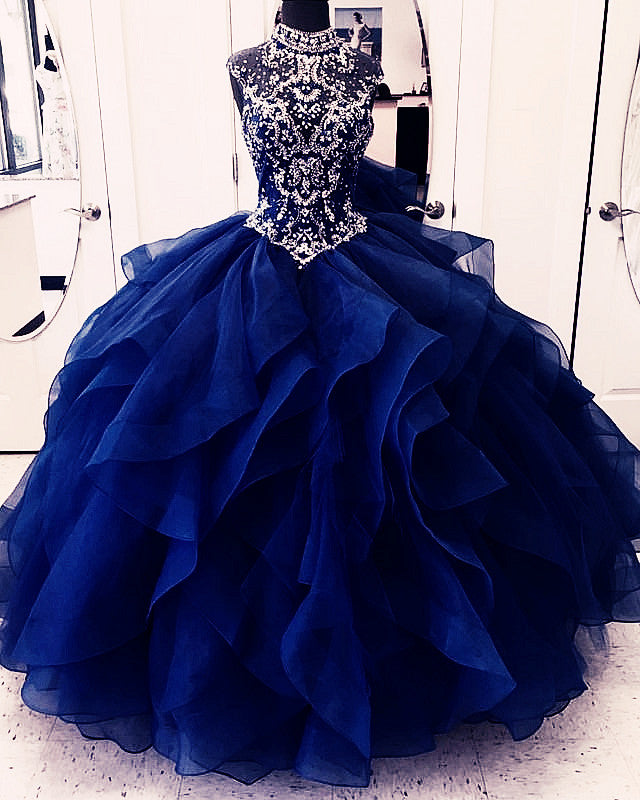 Navy Blue Quinceanera Dresses