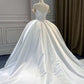 Ball Gown Satin Corset Wedding Dresses