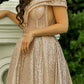 Sparkly Princess Prom Dresses Off The Shoulder