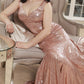 Rose Gold Mermaid Gowns