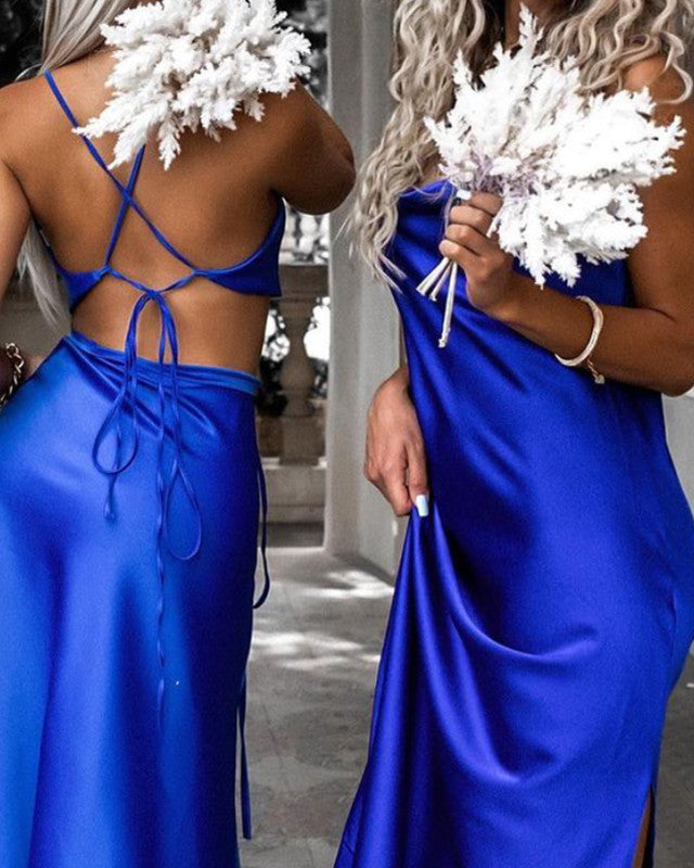 Royal Blue Bridesmaid Beach Dresses