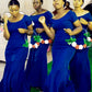Royal Blue Mermaid Bridesmaid Dresses