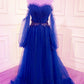Royal Blue Prom Dresses With Sleeves