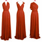 Rust Bridesmaid Dresses Convertible