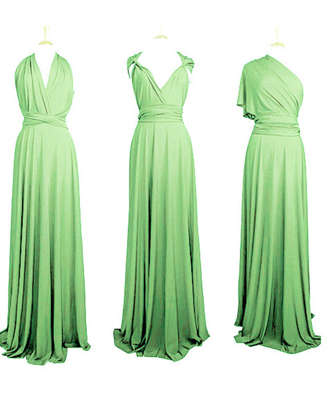 Sage Green Bridesmaid Dresses Infinity